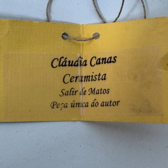 Handcrafted Rustic Ceramic Cat Figurine By Loja Do Oeste Portugal - Picture 7 of 16